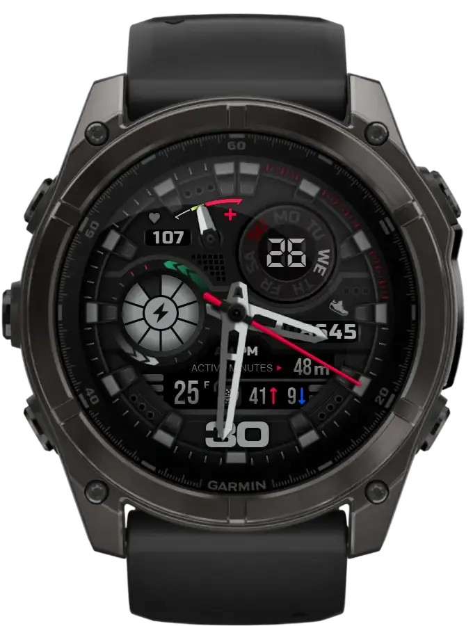 Garmin Fénix 8 watchface preview
